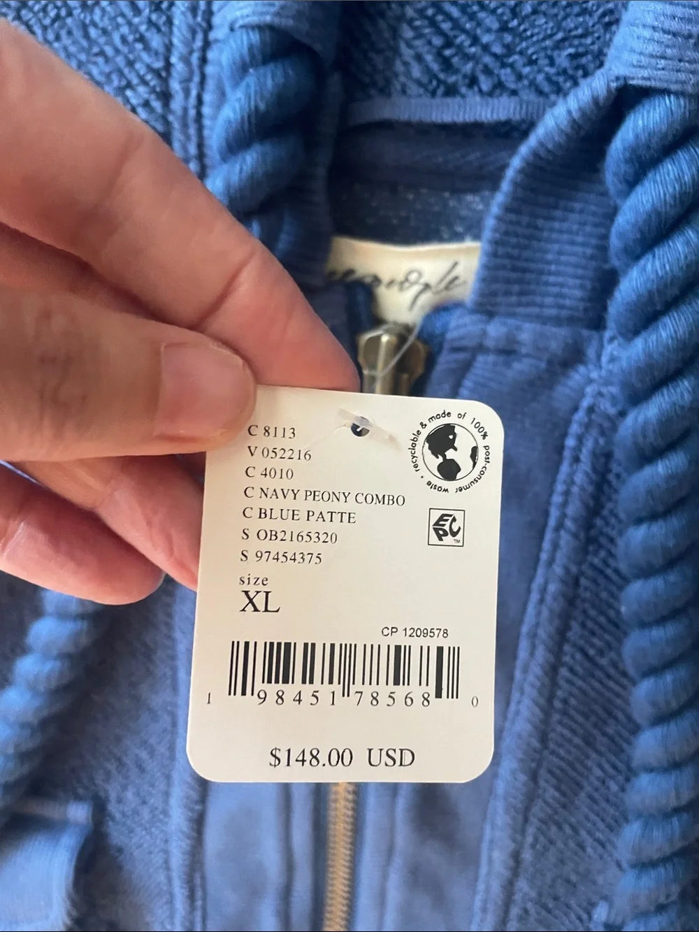 Free People So Lush Sweatshirt- Size XL - Picture 5 of 9